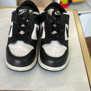 Nike Kids Black and White Sneakers